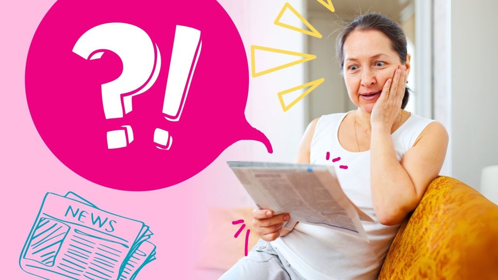 Nelea Vital Blog gendern macht dick frau liest schlagzeile